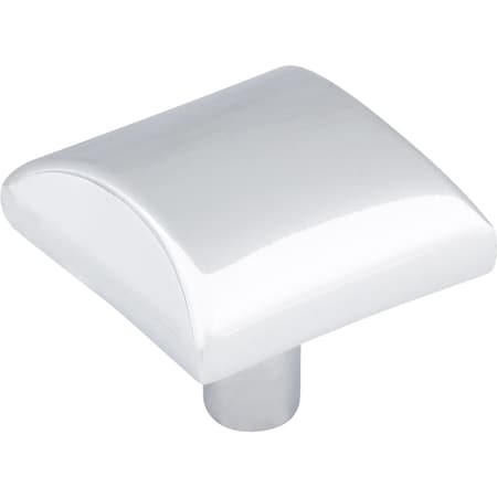 Elements 1-1/8" Overall Length Polished Chrome Square Glendale Cabinet Knob 525PC